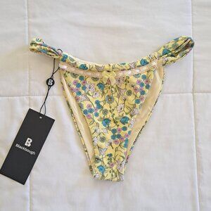 NWT Blackbough Swim Georgia Scrunched Adjustable Bottoms / Le Jardin - S